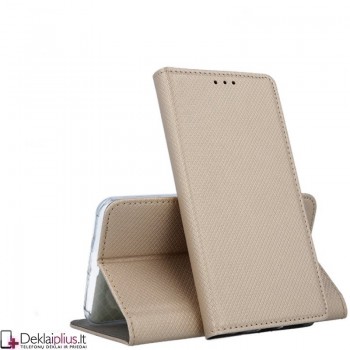 Telone atverčiamas dėklas - auksinės spalvos (Xiaomi Redmi 12/Poco M6 Pro 5G) Telone atverčiamas dėklas - auksinės spalvos (Xiaomi Redmi 12/Poco M6 Pro 5G)